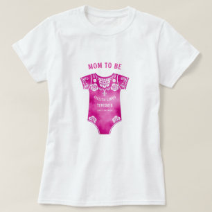 T-shirt Cielito Lindo carrosserie fille baby shower Maman