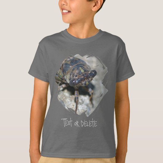 T-shirt Cigale vilain bug nature insecte (Devant)