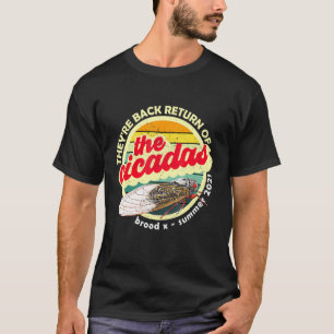 T-shirt Cigale Vintage Elles Sont De Retour Retour Des Cig