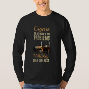 T-shirt Cigar Et Bourbon T Chemise Idéal Pour Le Salon Du