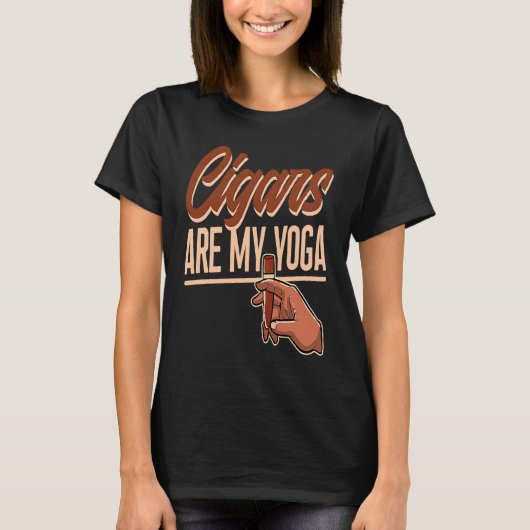 T-shirt Cigar Fumer Cigar Cubain (Devant)