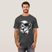 T-shirt Cigar Fumer Gorilla Silverback Singe Ape Cadeau (Devant entier)