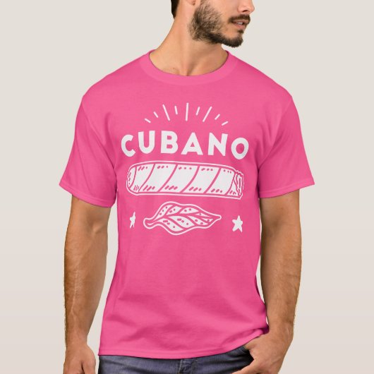 T-shirt Cigare cubain Cubano (Devant)