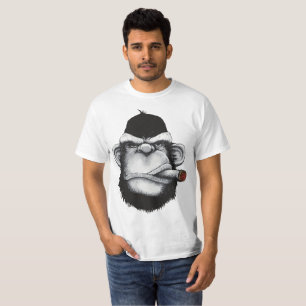 T-shirt Cigare de gorille