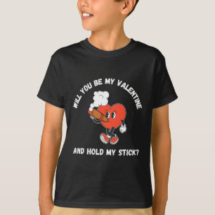 T-shirt Cigare Valentine Saint-Valentin Fumeur Cœur Vintag