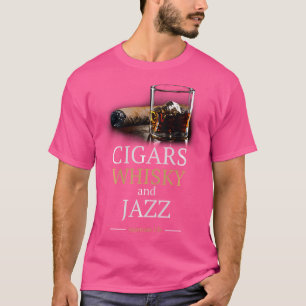T-shirt Cigares Et Jazz Appréciez La Vie Fumeurs De Cigare