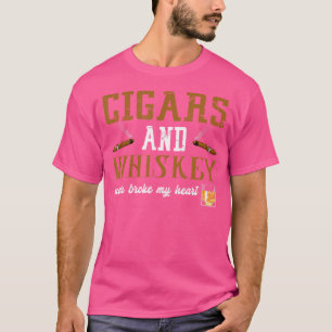 T-shirt Cigares Whiskey N'A Jamais Brisé Mon Cœur Cigares