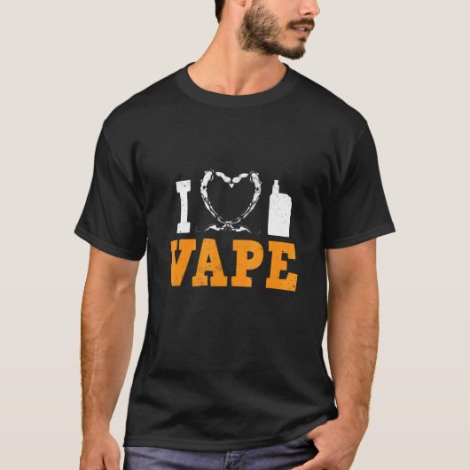 T-shirt Cigarette électronique Vape E Shisha Fumer à la va (Devant)