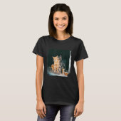 T-shirt Cigarette Kitten Drôle Fumer Mème Chat Stud Cervea (Devant entier)