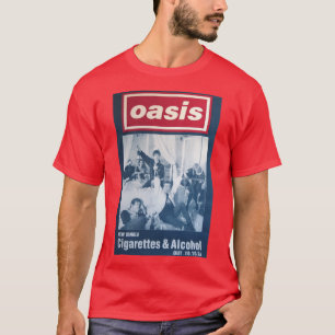 T-shirt Cigarettes et alcool Fille minimaliste