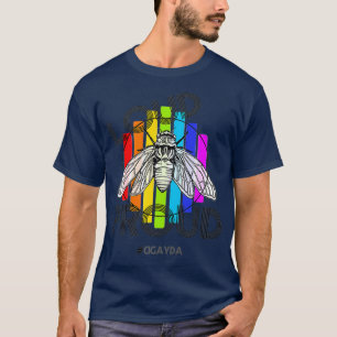 T-shirt Cigayda LGBT Pride Cicada Brood X 2021 Insect