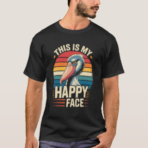 T-shirt Cigogne Balaeniceps Drôle Visage Heureux