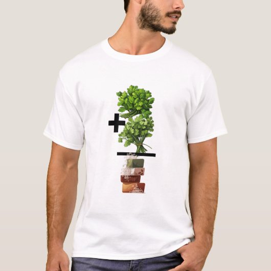 T-shirt Cilantro Math - Drôle Anti-Cilantro (Devant)
