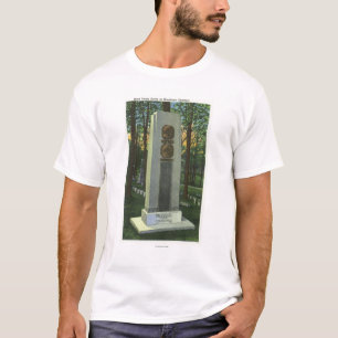 T-shirt Cimetière de Woodlawn, scène de pierre tombale d
