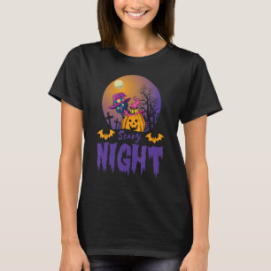 T-shirt Cimetière effrayant pour les femmes Halloween