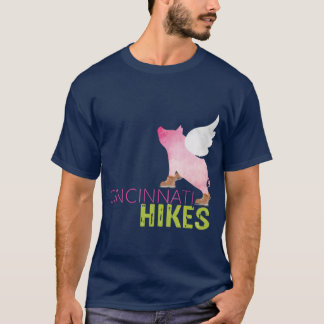 T-shirt Cincinnati augmente la famille Pig anditle