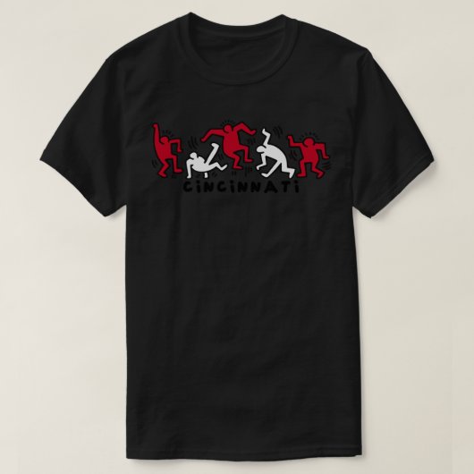T-shirt Cincinnati Baseball (Design devant)