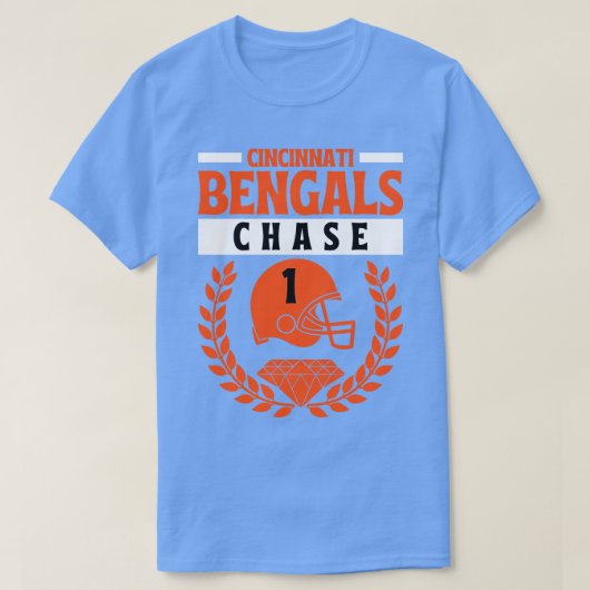 T-shirt Cincinnati Bengals JaMarr Chase 1 Américain (Design devant)