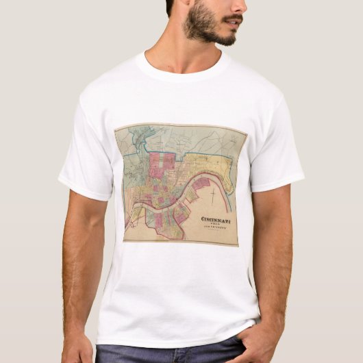 T-shirt Cincinnati, l'Ohio et proximité (Devant)