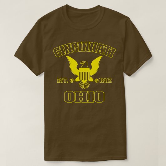 T-shirt Cincinnati Ohio Cincinnati OH (Design devant)