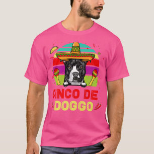 T-shirt Cinco de Doggo Hilarious Pit Bull Dog pour Cinco d