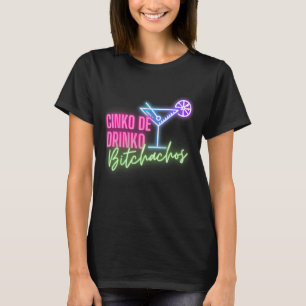 T-shirt Cinco De Drinko Achos Drôle Cinco De Mayo Boire