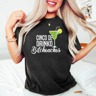 T-shirt Cinco de Drinko Bitchachos   Funny Cinco De Mayo