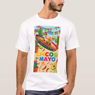 T-shirt Cinco De Drinko Bitchachos Hommes Femmes Boire T-