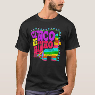 T-shirt Cinco De Drinko Boire Drôle Cinco De Ma Mexicain