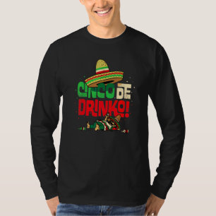 T-shirt Cinco De Drinko Cinco De Mayo Fête Mexicaine