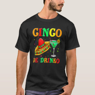 T-shirt Cinco De Drinko Fiesta Femmes Hommes Sombrero Tequ
