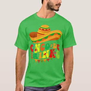 T-shirt Cinco De Drinko Mayo Parti Mexicain Boire Retro