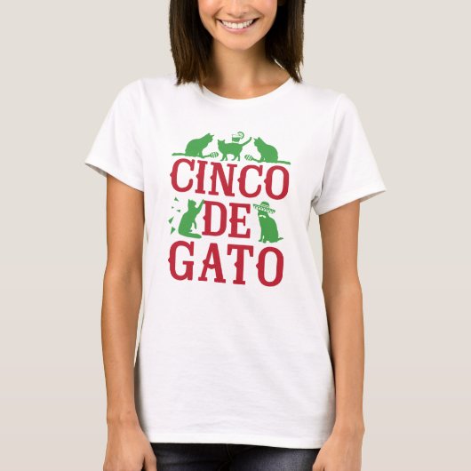 T-shirt Cinco De Gato (Devant)