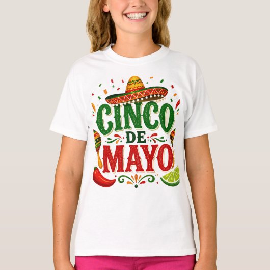 T-Shirt Cinco de Mayo (Devant)