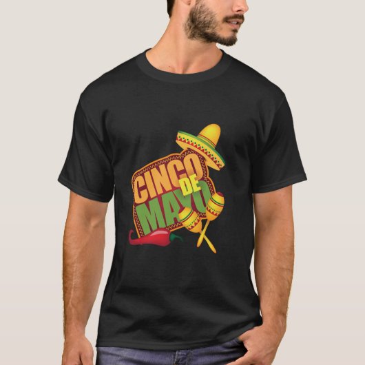 T-shirt Cinco De Mayo (Devant)