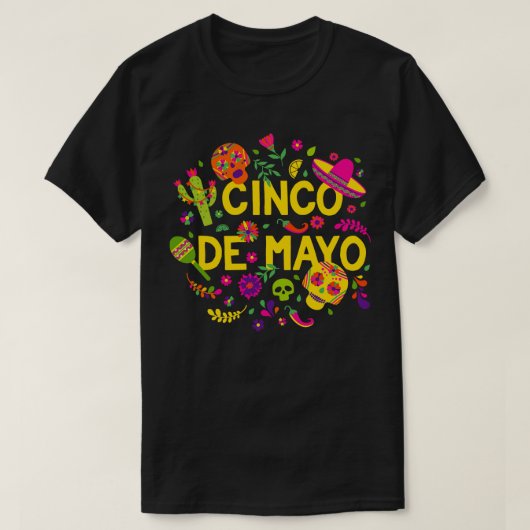 T-shirt Cinco de Mayo (20) (Design devant)