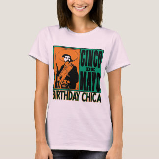 T-shirt Cinco de Mayo Anniversaire Chica