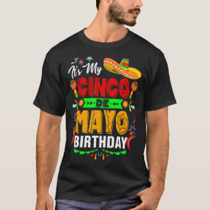 T-shirt Cinco De Mayo Anniversaire Cinco De Mayo Fiesta P