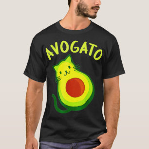 T-shirt Cinco De Mayo Avocado Mexique Meow Avogato Tee - s