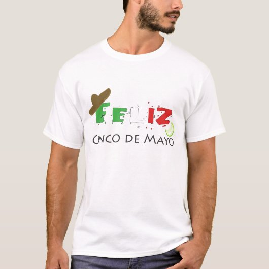 T-shirt Cinco De Mayo Ay ! YI ! YI ! (Devant)