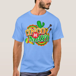 T-shirt Cinco De Mayo Birthday Holy Guacamole Mexican Fies