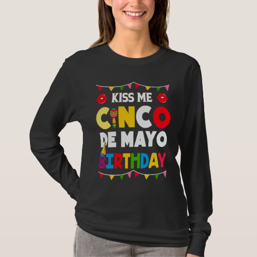T-shirt Cinco De Mayo Burritos  Mexico Tacos and Avocado   (Devant)