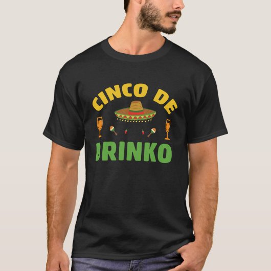 T-shirt Cinco De Mayo Burritos  Mexico Tacos and Avocado   (Devant)