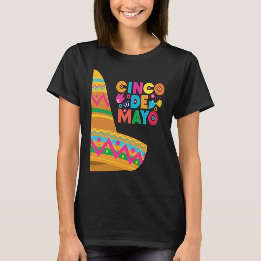 T-shirt Cinco De Mayo Burritos  Mexico Tacos and Avocado   (Devant)
