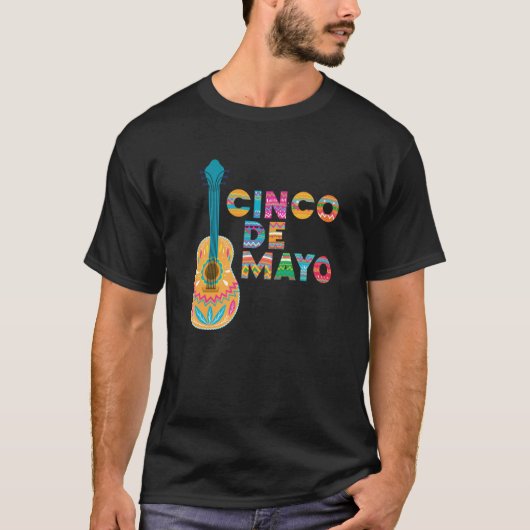 T-shirt Cinco De Mayo Burritos Mexico Tacos and Avocado 3 (Devant)