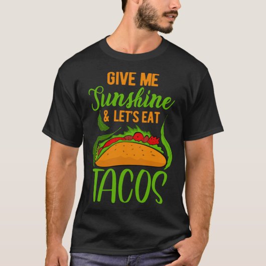 T-shirt Cinco De Mayo Burritos Mexico Tacos and Avocado 5 (Devant)