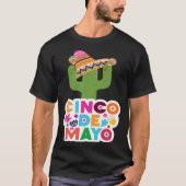 T-shirt Cinco De Mayo Burritos Mexico Tacos and Avocado 53 (Devant)