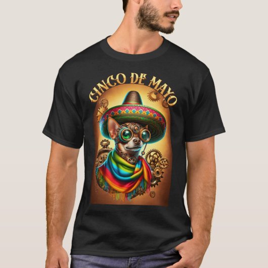 T-shirt Cinco de Mayo Chihuahua (Devant)