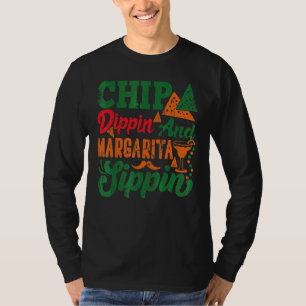 T-shirt Cinco De Mayo Chip Mexicain Dippin Margarita Sippi