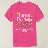 T-shirt Cinco De Mayo Conserver 6 Margaritas (Design devant)